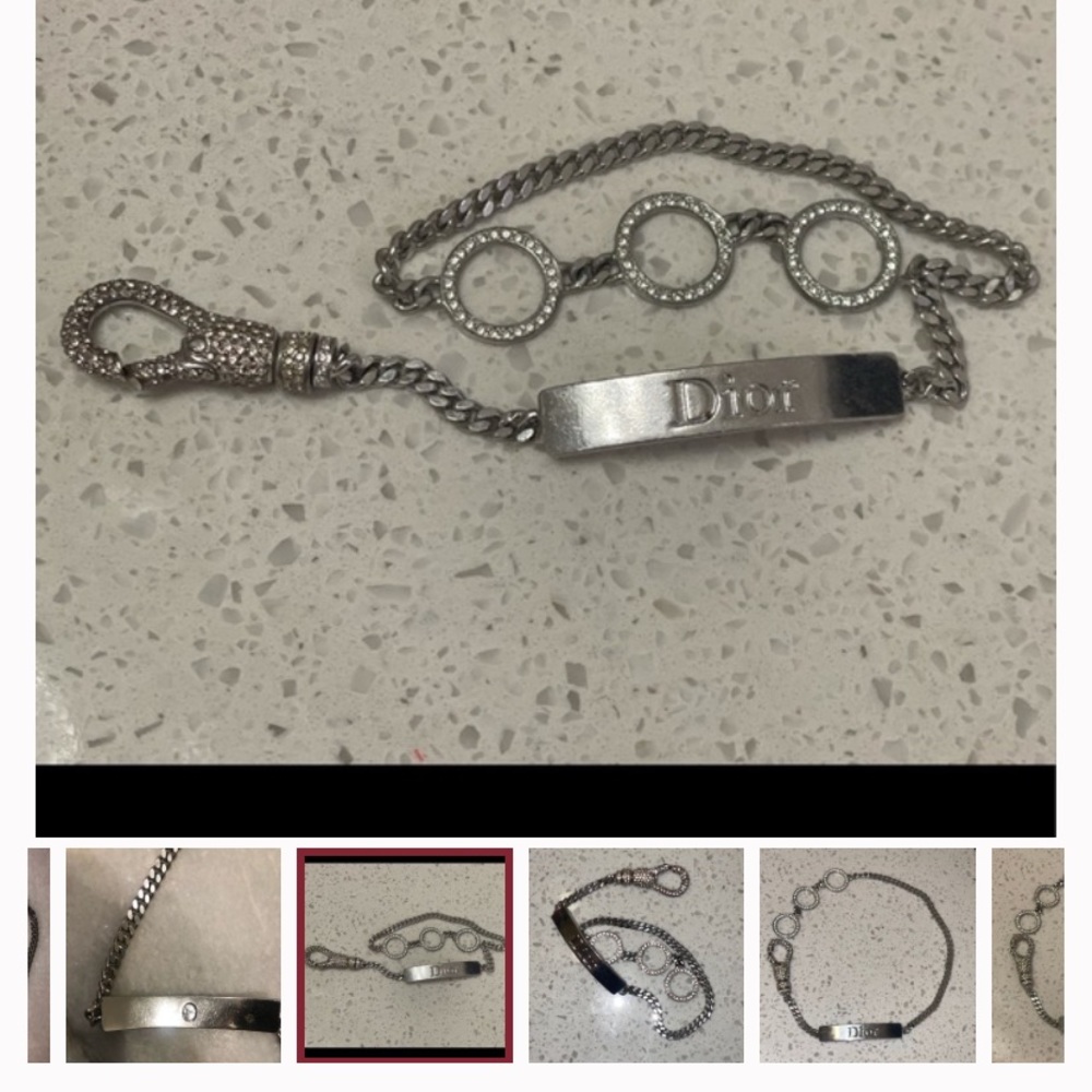 DIOR Swarovski dog collar choker necklace - Picture 9 of 12